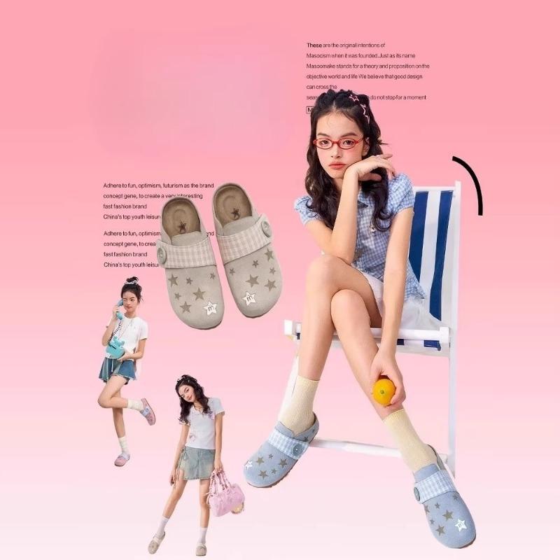 Baotou slippers women's summer wear new lazy thick-bottomed Boken semi-drag casual versatile cool slippers