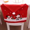 1pc-Christmas Snowman Hat Chair Back Cover Xmas Chair Decoration Home Handmade