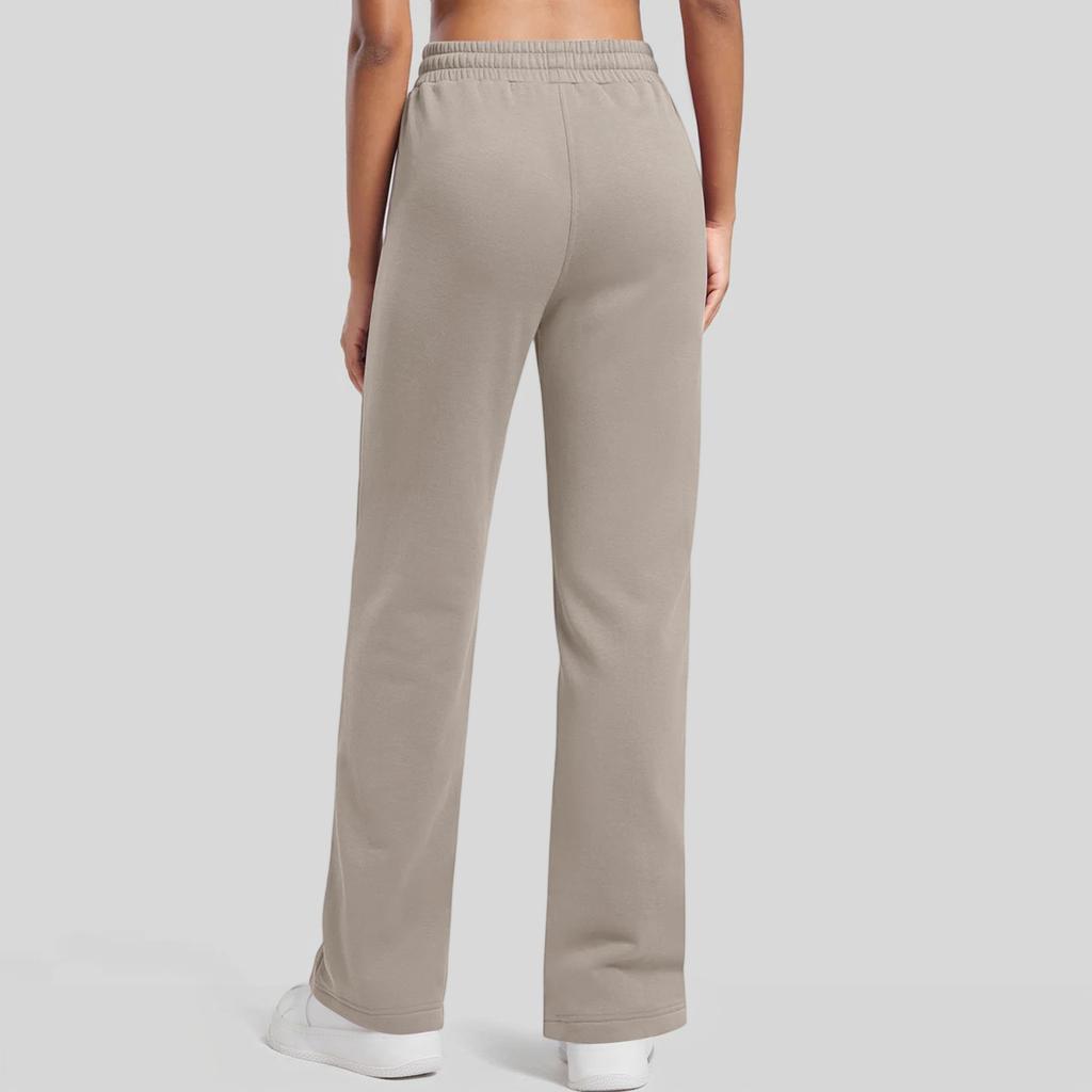 Women's Wide Leg Sweatpants Fall High Waisted  Pants Drawstring Workout Joggers With Pockets
