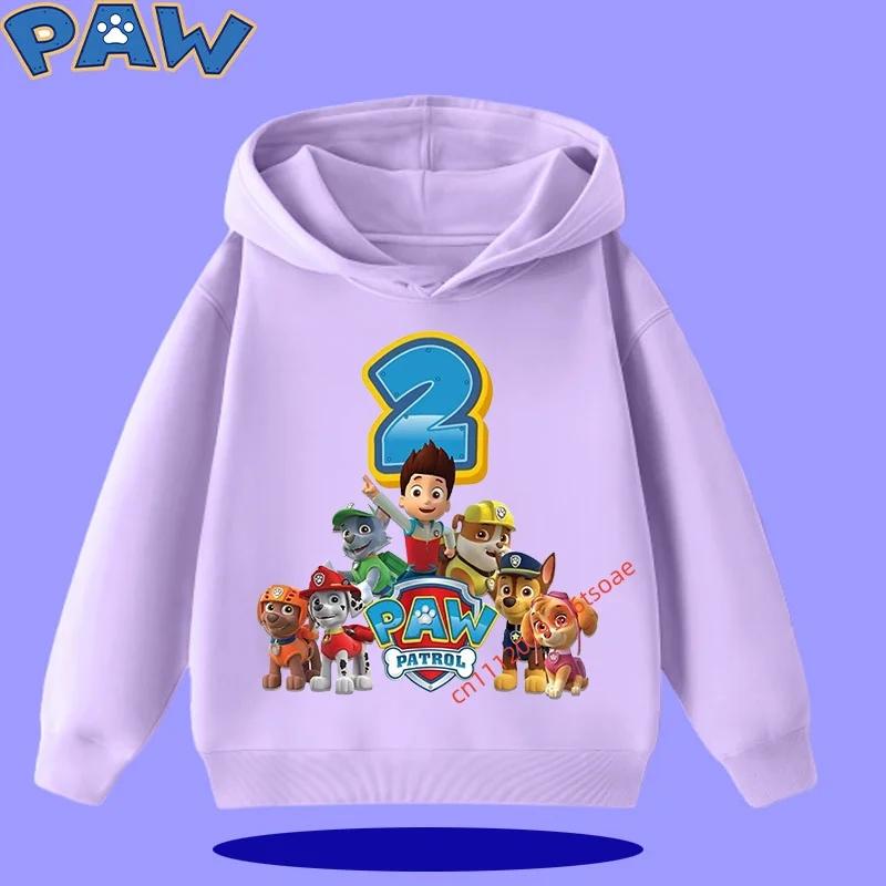PAW Patrol Kids Hooded Sweatshirt 2026 New Style Boys' Sport Shirt Girls' Casual Shirt Sweatshirt Cartoon Print