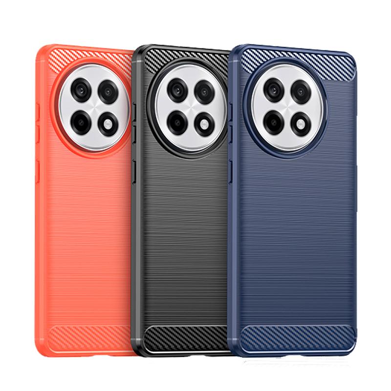 

For Cover OnePlus 13R Case For Oneplus 13R Capas New Shockproof Phone Protective Bumper Soft TPU Carbon Fiber Fundas OnePlus 13R For Oneplus 13R чорний