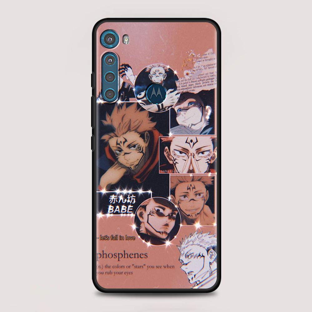 Jujutsu Kaisen Anime Pentru MOTOROLA One Fusion Husă pentru Moto G10 G9 G8 Plus Play Power One G20 G30 G40 G50 G60 Edge 20 Carcasă Telefon