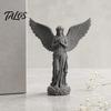 Shelf Angel Figurine 3D Printed Praying Figurine, Retro Guardian Angle Statue, Winged Women Decoration Artistic for Home Office, Housewarming