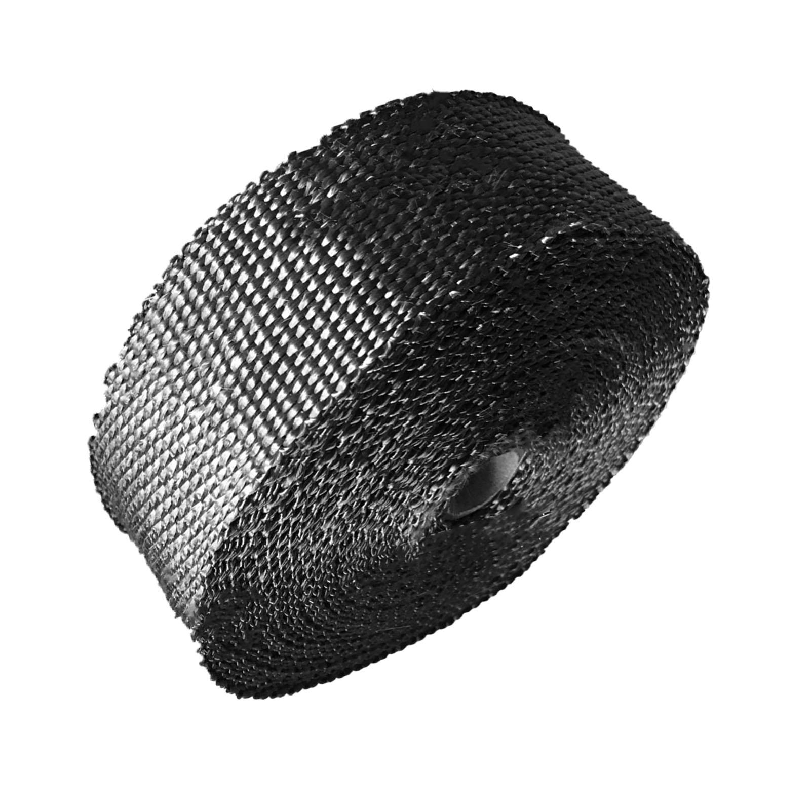 

5m Motorcycle Heat Shield Exhaust Pipe Bandage Thermal Insulation Wrap Tape for Car Off Road Vehicles Go Karts