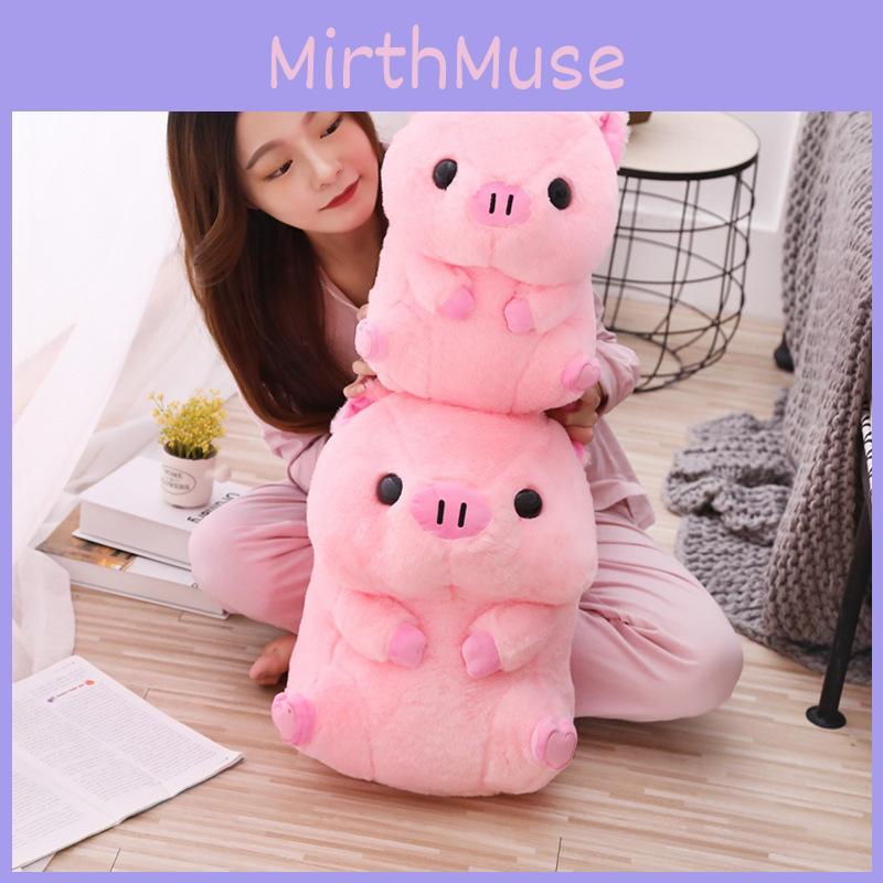 Sitting Pink Posture Big Head Lucky Pig Plush Toy Cute Girl Birthday Gift Doll