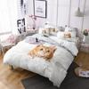 Comforter Cute Cat Bedding Comforter Set King Size For Kidsteens Boys Girls Animal Pet Theme Bed Set + S Bedclothes