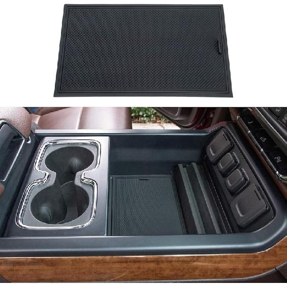Center Console Compartment Cover Hidden Organizer Fits - Chevy Silverado/GMC Sierra 1500 And - Chevy Silverado/GMC Sierra 2500HD 3500HD Accessories For 2014-2018 Silverado/S