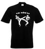 Taekwondo Korea Karate Fliegender Tritt Muster T-Shirt 100% Baumwolle Rundhals Sommer Kurzarm Freizeit Herren T-Shirt Größe S3XL