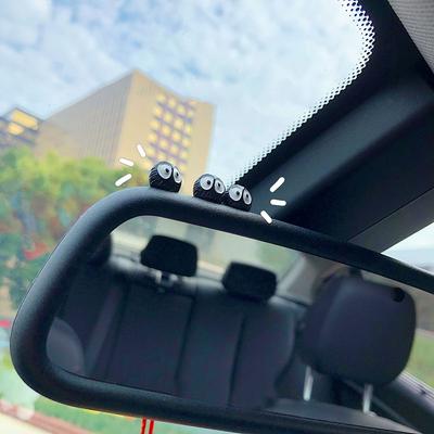 Cute Black Elf Car Interior Decoration 5/10/20PCS Funny Auto Center Console Rearview Mirror Ornaments For Car Elves