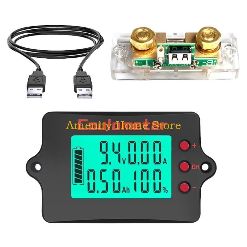 F26C LCD Display Multimeter Energy Data Storage for Current Power Monitoring