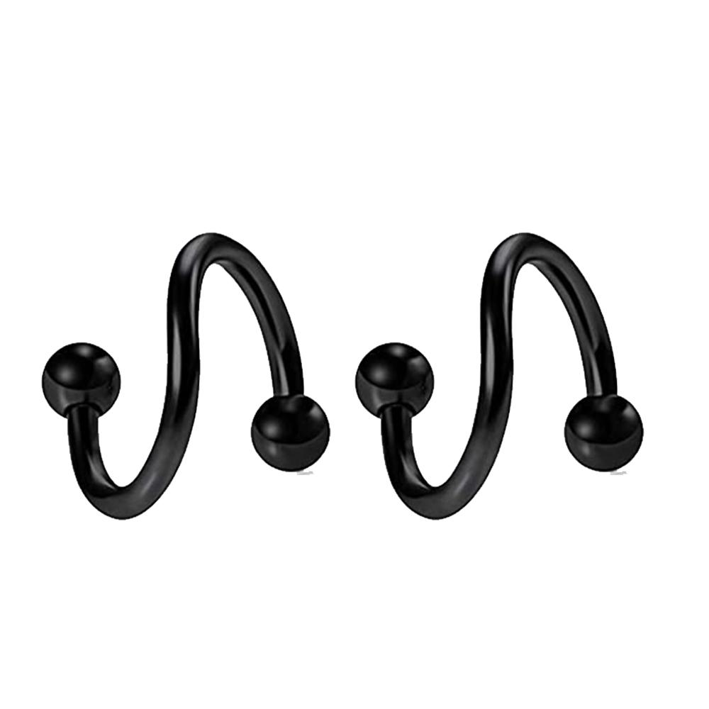 16g Lip Rings Stainless Steel Snake Bite Piercing Jewelry Labret Medusa Spiral Barbell Helix Earrings Horseshoe Septum Cartilage