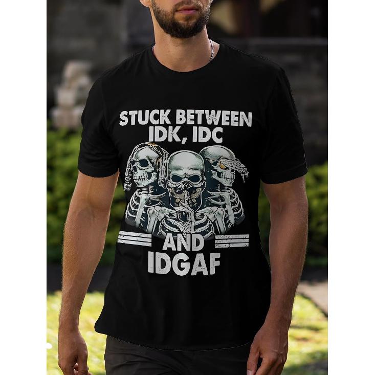 Men's Graphic T-Shirts Funny 3D Print Summer Casual Crewneck Tee