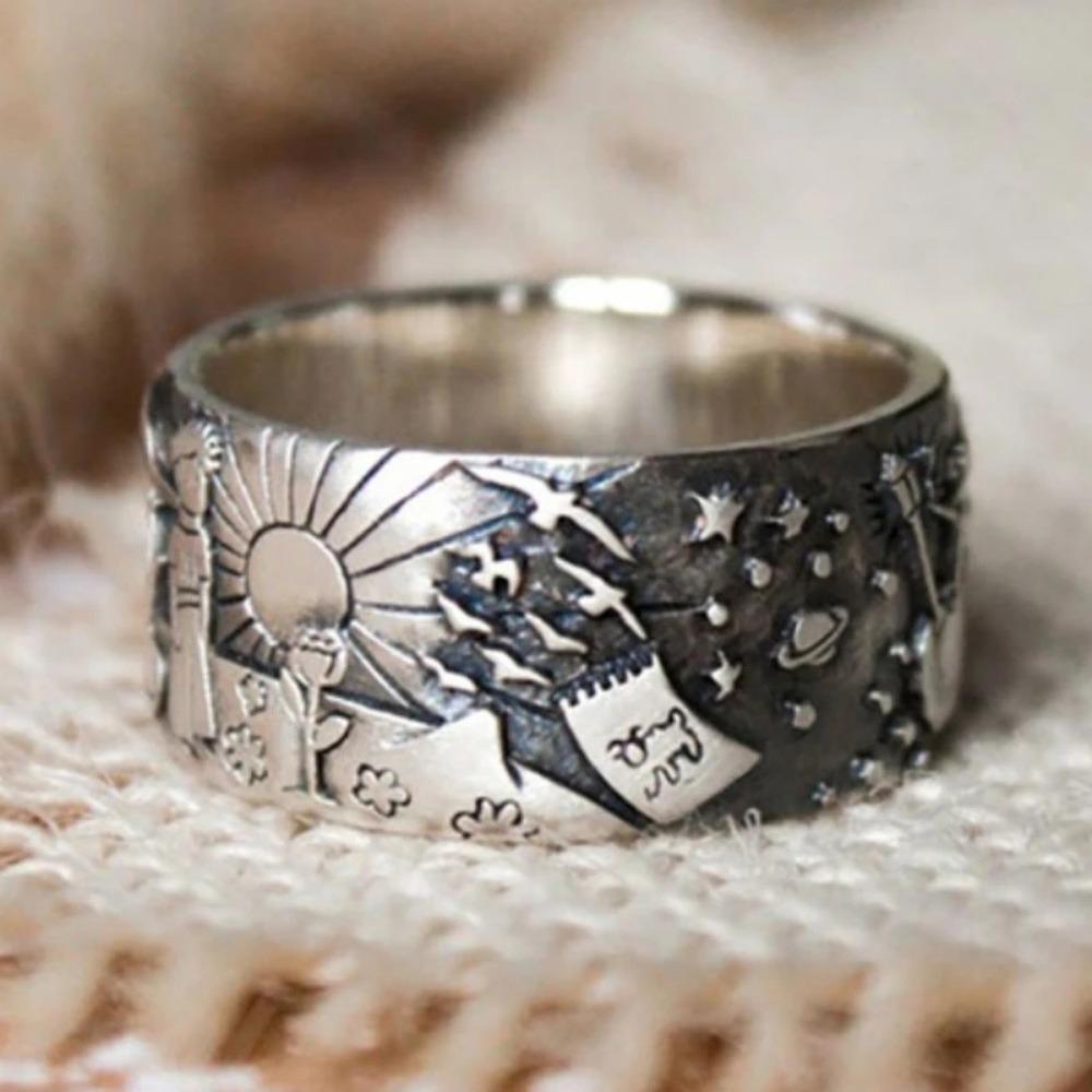 

Ретро Мода Новые Простые Парные Кольца Мужские и Женские Кольца Подарки для Вечеринок Мужская Мода Нишевый Тренд Сказочное Кольцо Аксессуары 9