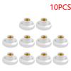 1-10PCS E27 Screw Cap Socket Ceiling Light Lamp Bulb Fixing Base Stand White Gold Light Bulb Holder Lamp Socket For Home 6A