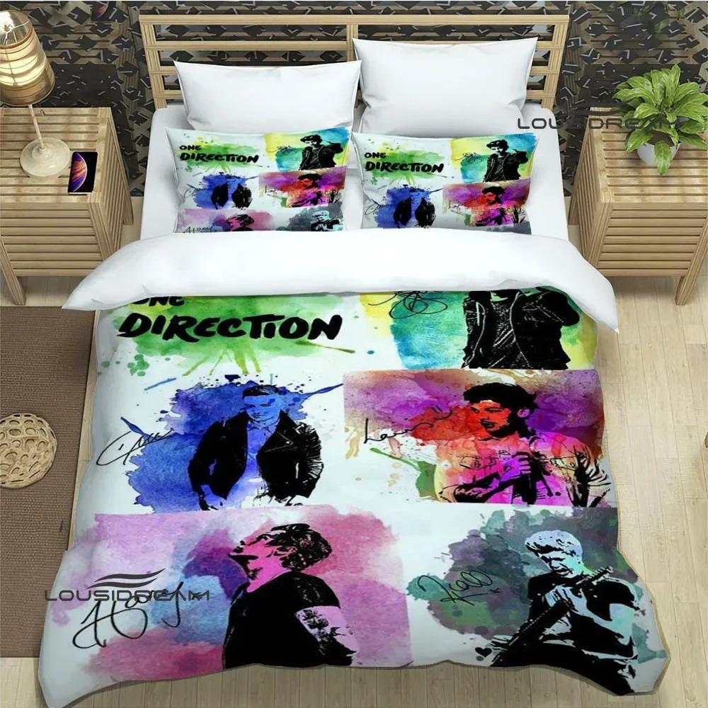 3D O-One Band Direction Bedding Sets Exquisite Bed Supplies Set Duvet Cover Bed Comforter Set Bedding Set Luxury Birthday Gift