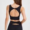 Beautiful Back One-piece Sports Bra Fixed Cup Yoga Bra Running Quick-drying Shockproof Fitness Vest