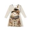 Girls' Princess Dress - Long Sleeve A-Line T-Shirt Dress Christmas Day
