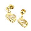 Les Trésors De Lily [G2018] - Boucles Plaqué Or 'Love'