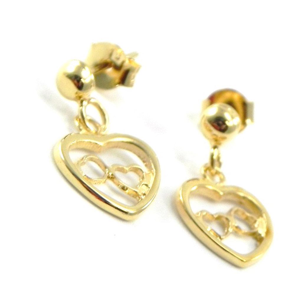 Les Trésors De Lily [G2018] - Boucles Plaqué Or 'Love'