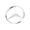 1pc ABS Tail Star Emblems Black Silver Rear Trunk Star Logo Stickers Badges for Mercedes Benz B-class GLS450 X166
