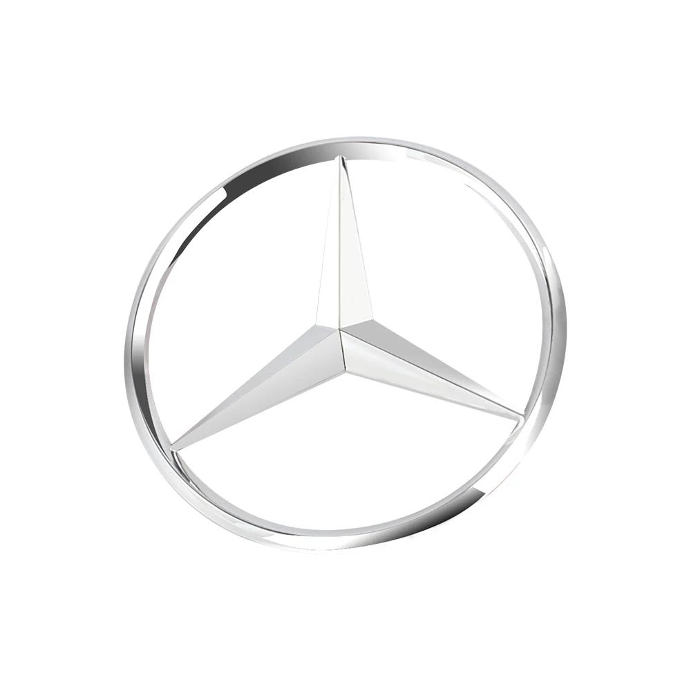 1pc ABS Tail Star Emblems Black Silver Rear Trunk Star Logo Stickers Badges for Mercedes Benz B-class GLS450 X166