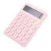 Solar Calculator 12 Digits Large Display Responsive Mechanical Buttons Cute Basic Standard Calculator for   Study