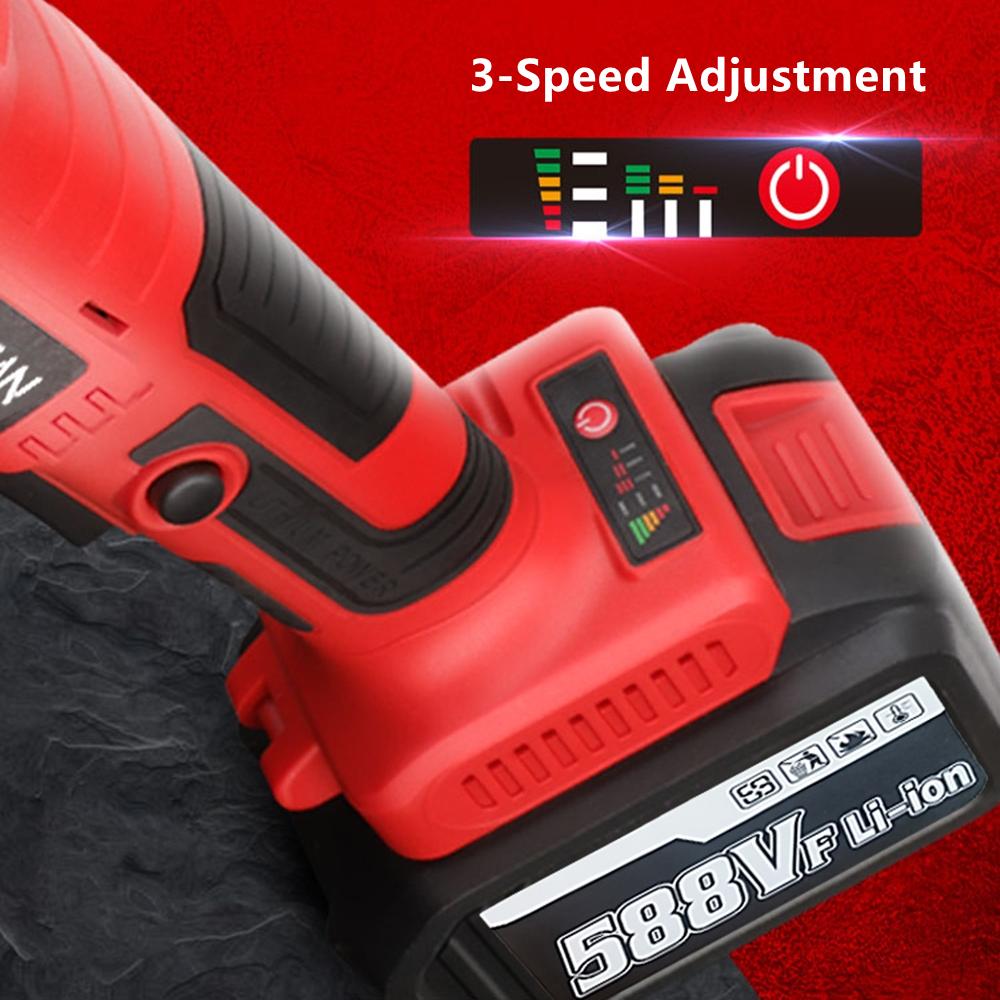 125 mm Winkelschleifer, 21 V, kabellos, wiederaufladbar, bürstenlos, elektrischer Winkelschleifer