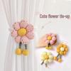 Cute Cartoon Sunflower Curtain Tiebacks Decoration Straps