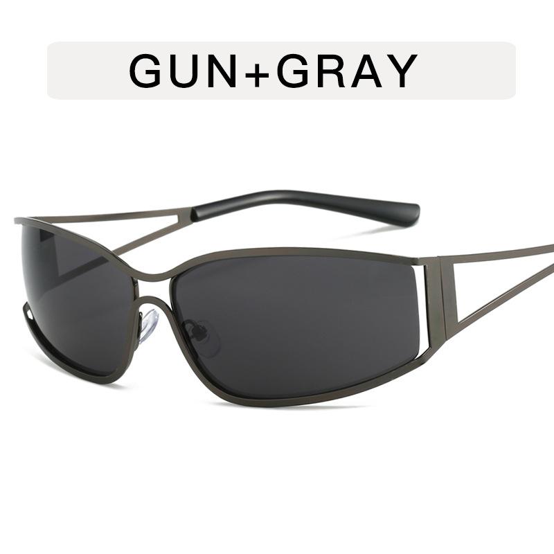 New Stylish Cool Sunglasses European American Punk Y2K Hollow Out Women Sunglass Fashion Trendy Sunglasses Male