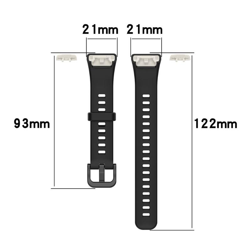 Silicone Band for Honor Band 6 for Smart Watch Wrist Strap Loop Bracelet Replacement Waterproof Belt Sweatproof