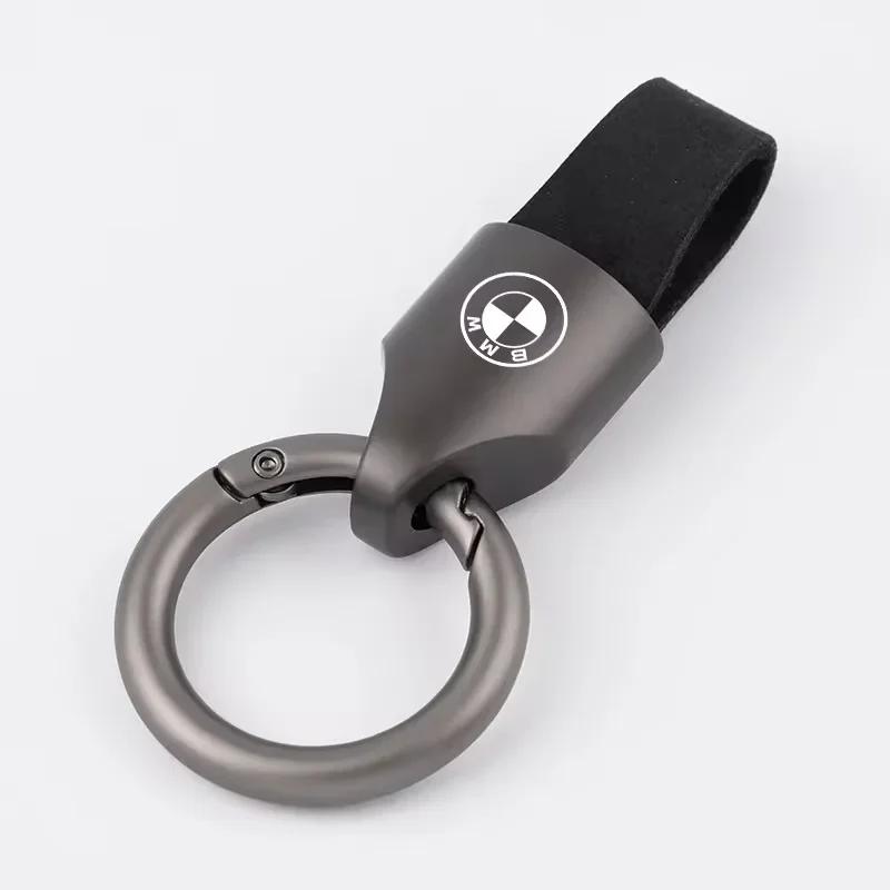 

Car Sticker Hot 2025 Car Key Chain Ring Holder Suede Keychain Pendant Keyring For BMW M3 M4 M5 G42 G30 G20 E39 E36 E87 E53 F44 F чёрный