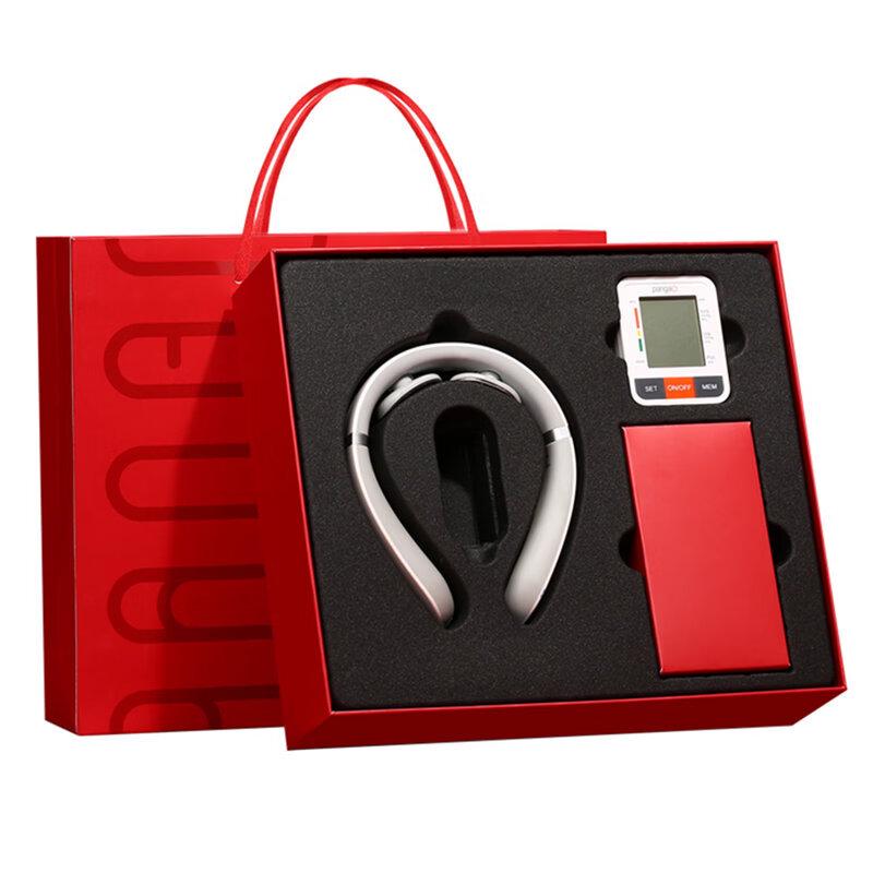 Pangao Neck Massager S9+ & Blood Pressure Monitor PG-800A31 Home Health Set CN Plug (adapter Included)