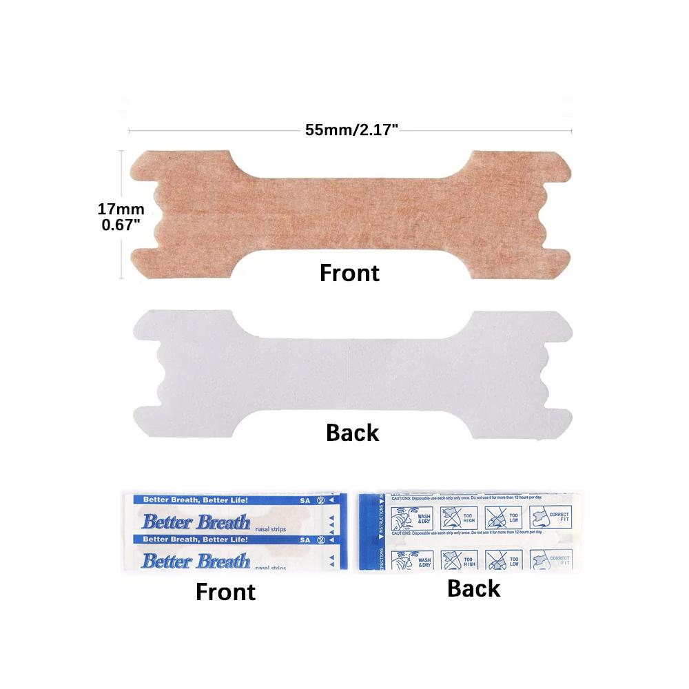 

10/100/200pcs Anti Snoring Stickers Breathing Nasal Strips Physical Airway Expansion for Improved Nose Vent Comfort Sleep Aid 10pcs