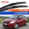Pour Suzuki Swift 2011-2017 2012 2013 2014 2015 2016 Essuie-glace Avant Essuie-glaces Pare-brise Balais Essuie-glace Fenêtre 22"+17\"