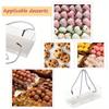 10pcs Macaron Boxes Chocolate Truffle Boxes Fully Transparent Window Baking Box Clear Covered Strawberries Boxes Cookies Boxes Bakery Box with Window