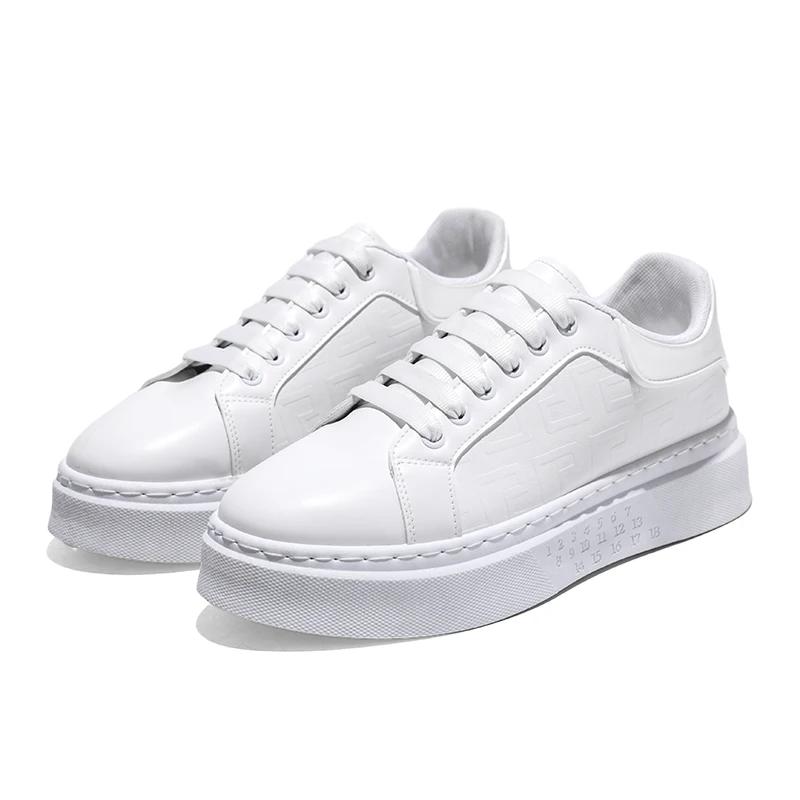 

Оригинальная модная тенденция белые туфли мужские повседневные туфли для серфинга мужская кожаная поверхность, нескользящая, износостойкая повседневная спортивная обувь 44 белый