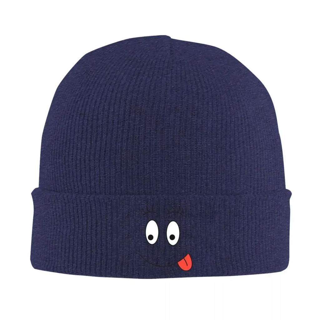 New Cartoon Barbapapa Knitted Hat Womens Unisexs Beanie Winter Hat Acrylic Anime Casual Cap