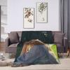 Super Soft Throw Blanket Travel Office Madelyn Cline Beautiful Actress Poster Blanket Flannel For Outdoor Trend Sofa Bed Cover