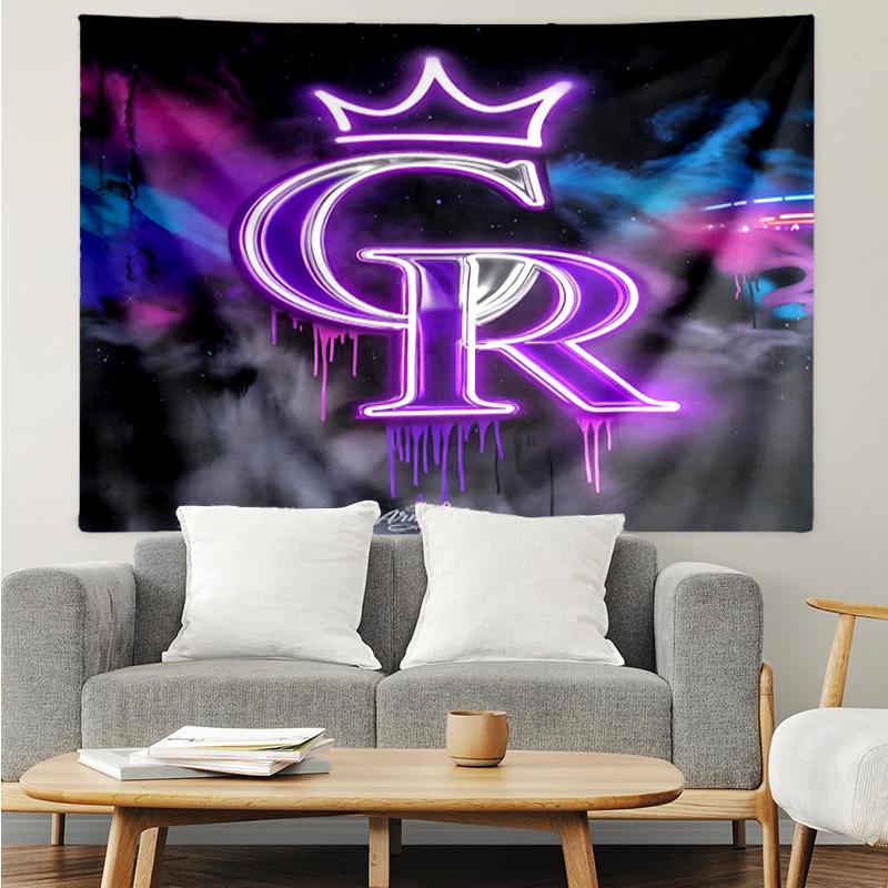 Rockies Baseball Quick-Dry Tapestry Hanging for Bedroom,Livingroom, Playroom,Decor Art Room Wall Tapestry Holiday and Birthday Gifts