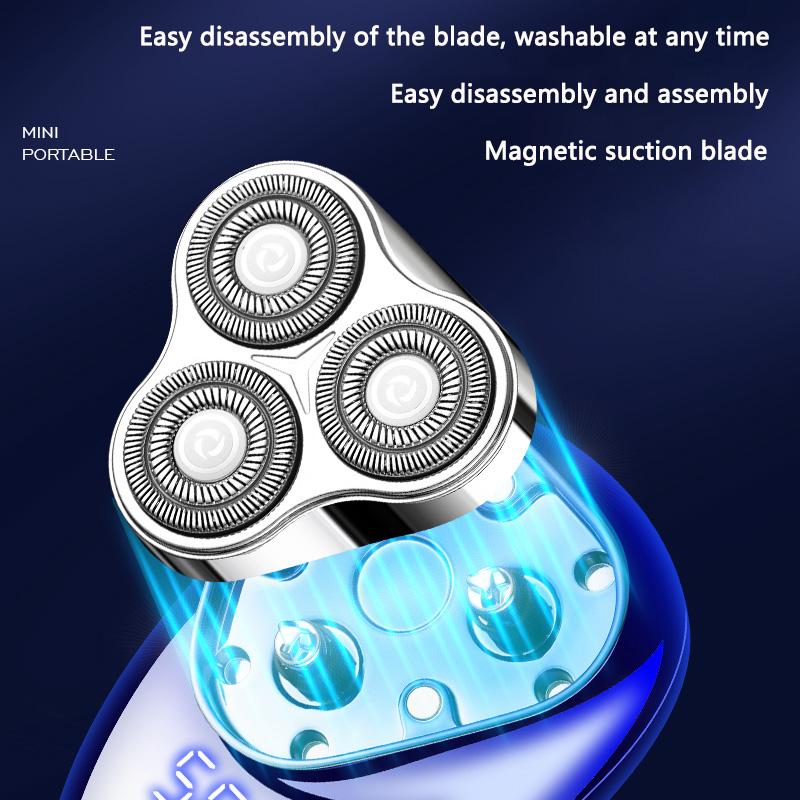 Xiaomi Men's Electric Shaver, USB Rechargeable, with Digital Display Function, Compact and Portable, Suitable for Business Trips, a Holiday Gift