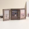 Triplex Frame Folding Photo Frame Rectangular Hinge Photo Frame  Living Room Decor
