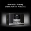 Yardley London Gentleman Classic Aktivkohle Seife 100g X 4N Tiefenreinigung Keimschutz Maskuliner Duft Tägliche Badeseife für Männer