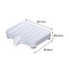 Yamazaki Soap Rest, Water Flowing Soap Tray, Mist, White, 3249