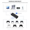 EJGAME Deck Plattform Controller Adapter Kompatibel mit allen PS5 Spielen Gyrosensor Vibrationsfunktion Tastenbelegung Turbo-Feuerfunktion Ein-Tasten-Kombination
