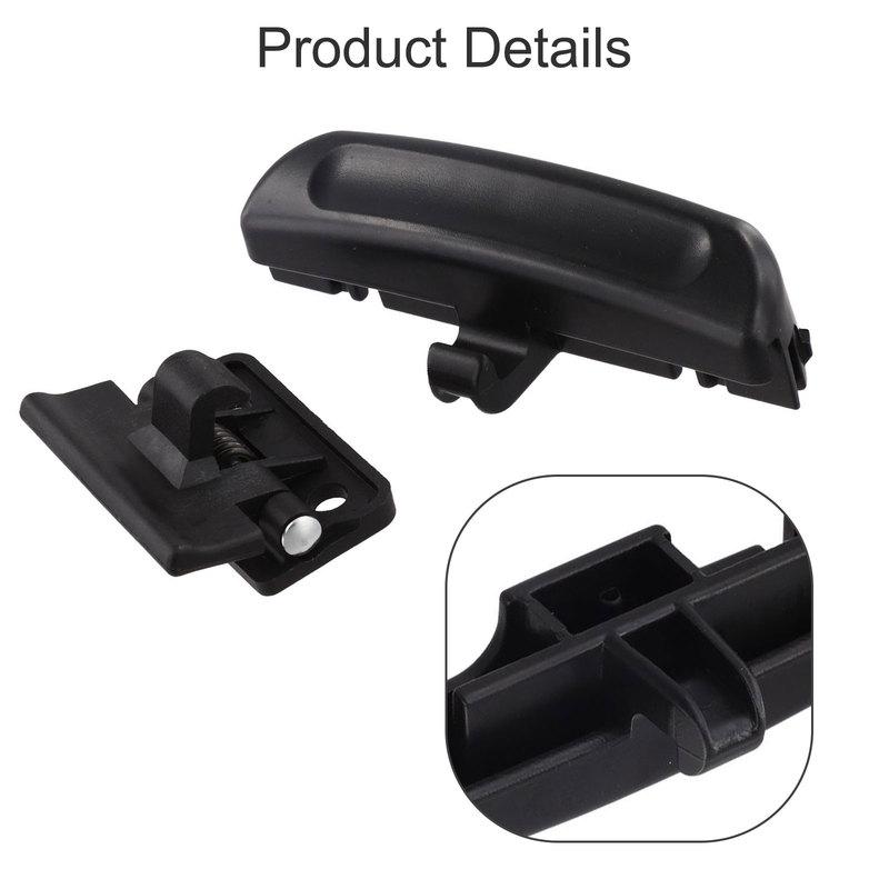 Vehicle Maintenance BLACK Armrest Box Latch Secure Grip Design Classic Black Color Enhanced Access Functionality