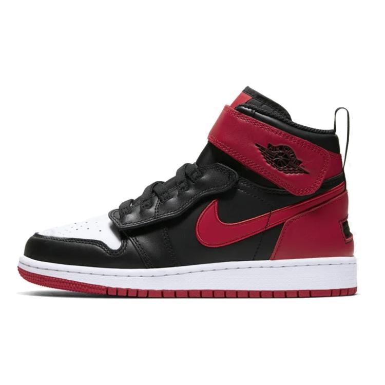 

New Jordan 1 High FlyEase Bred White Toe GS CT4897-001 36