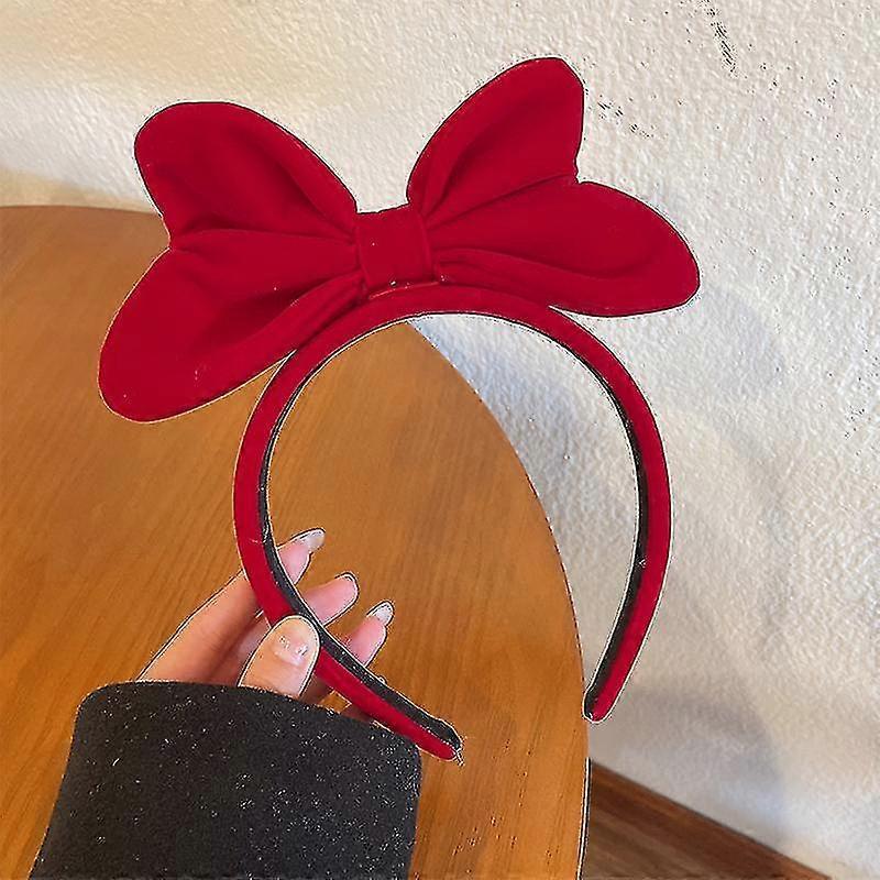 Women Girls Bow Hair Hoop - Birthday Halloween Christmas Party Costume Accessories Gifts