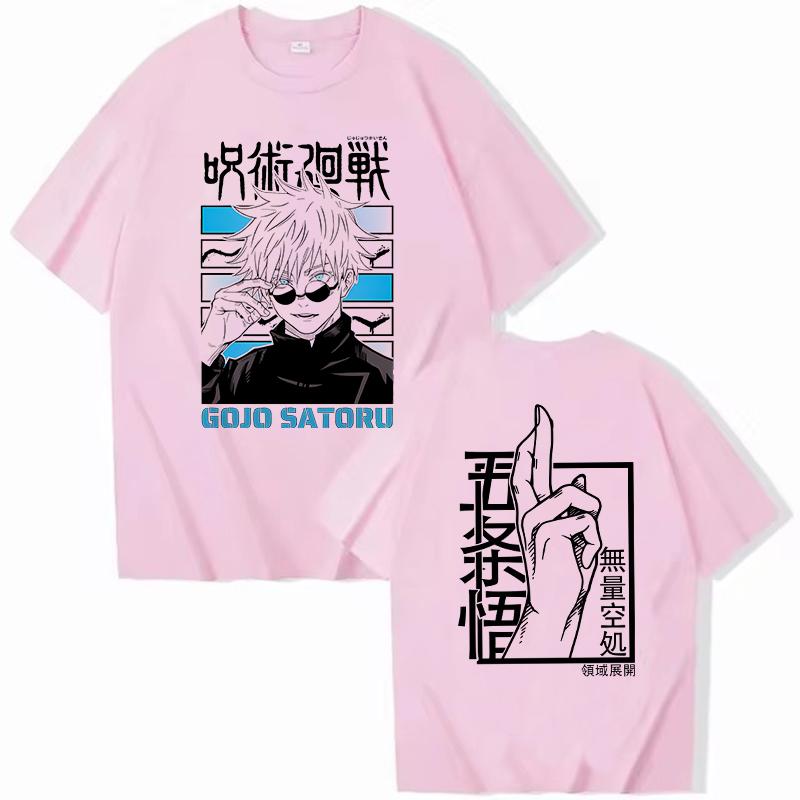 Gojo Satoru Anime Jujutsu Kaisen T-Shirt for Women Graphic T Shirts Woman Fashion Casual Tshirt Tee Manga Men