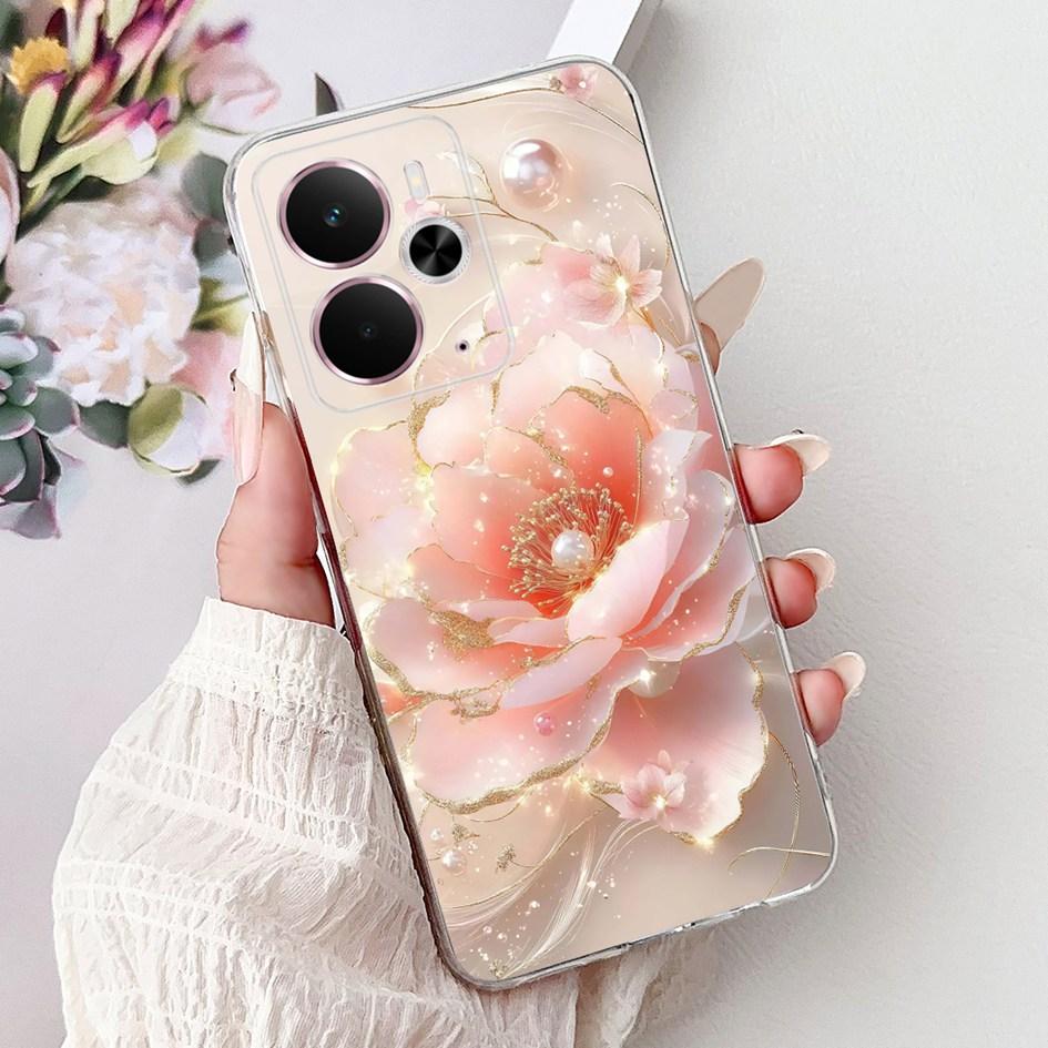 Case For Realme 14 5G New Stylish Rose Butterfly Moon Soft Silicone Cover Coque For Realme14 14X 14T Bumper Realme14T 14 X Funda