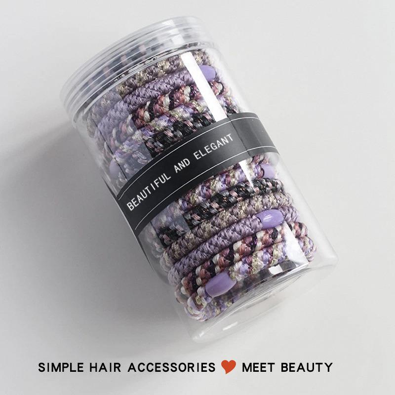 

Handmade High Elastic Hair Tie for Women - Thick, Strong, Unbreakable Woven Band for Styling & High Ponytails